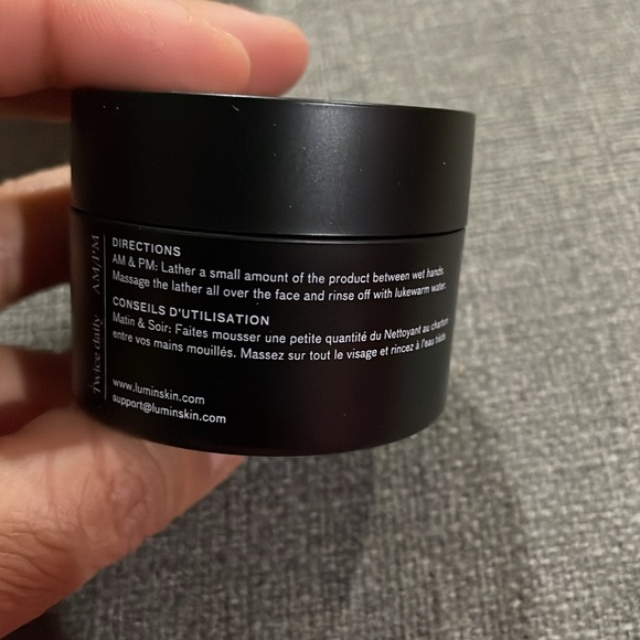 Lumin Charcoal Face Wash, Dark Circle Defense Balm, Face Moisturizer - Picture 3 of 16